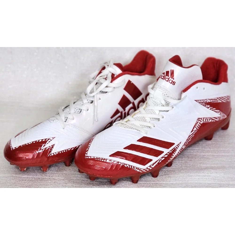 Adidas Freak X Carbon Low Top Shoes Football Cleats Men’s 15 BY3098 White Red